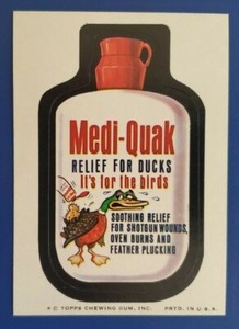 73 WACKY PACKAGES SERIES 7 TB     MEDI-QUAK     NM/MT