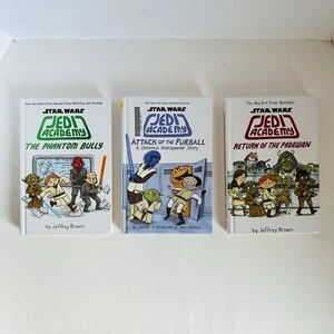 Lot Of 3 Star Wars Jedi Academy Hardcover Books: Bully, Furball, Padawan - Foto 1 di 21