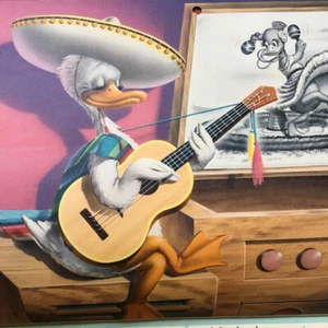 Bill Layne — calendrier publicitaire animaux musiciens pour Louis Dow co — 1950. - Imagen 1 de 10