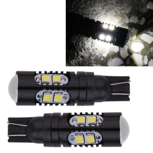 2pcs LED Bulbs Bright Lights Lamps T10 2323 10-SMD 12V 24V Pure White Car - Picture 1 of 10