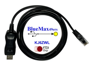 Cable de programación USB FTDI Icom IC-F9511 IC-F9521 IC-FR5000 IC-FR6000 OPC-1122 - Imagen 1 de 3