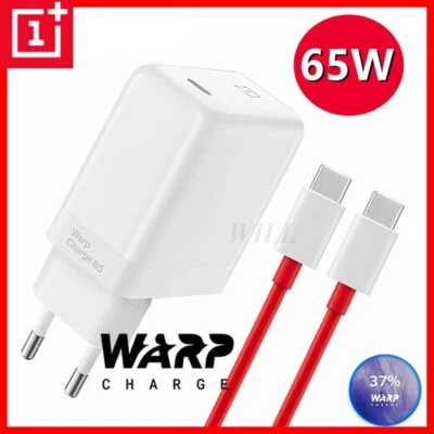 For Oneplus Warp Charge 65W Adapter Type-C PD Cable For 10 9 Pro 9 9R 8T 8 - Image 1 of 4