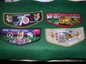 Four olderTukarica Order of the Arrow Patches, BSA - Picture 1 of 1