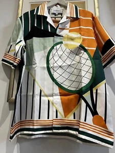 CAMISA ABSTRSIT SEDA CORTE CASABLANCA TALLA M - Imagen 1 de 9