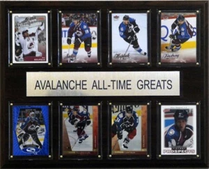 C & I Collectables 1215ATGAVA NHL Colorado Avalanche All-Time Greats Plaque - Picture 1 of 1