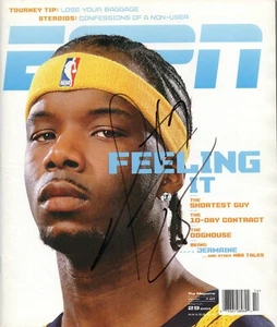 JERMAINE ONEAL SIGNED ESPN THE MAGAZINE AUTHENTIC AUTOGRAPH INDIANA PACERS - Picture 1 of 1