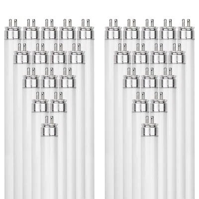 40 Pack Sunlite F54T5/841/HO 54Watt T5 Linear Fluor Lamp Mini Bi Pin Base 4100K - Image 1 of 2