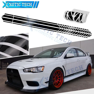 JDM Side Fender Door Black Sporty Style Sticker For Mitsubishi Lancer EVO 2000+ - Image 1 of 4