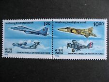 India Sc 1421a airforce, airplanes, aviation MNH pair