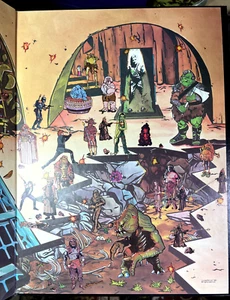 1983 Star Wars Return of Jedi Jabba The Hutt Throne Room Presto Magix Kit Tablero - Imagen 1 de 5