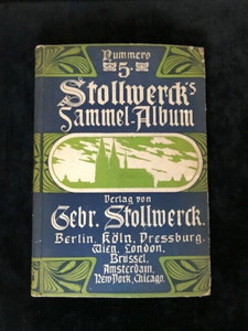Stollwerck's Scrapbook Album Number 5 1902 Art Nouveau Well Preserved