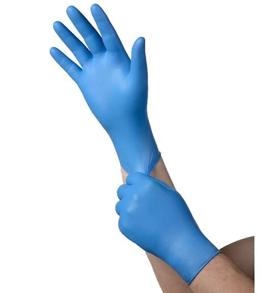Disposable Latex, Black Nitrile or Blue Vinyl Gloves Powder Free - 100 Boxed - Image 1 of 1