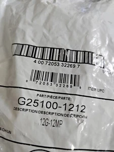 Gates G25100-1212 Male Pipe 12G-12MP Pack of 5 NEW! F22/BX - Picture 1 of 5