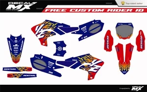FITS YAMAHA YZ250F (2019 to 2023) YZ450F (2019 to 2022) graphic kit decal yzf yz - Picture 1 of 2