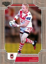 ✺New✺ 2020 ST GEORGE ILLAWARRA DRAGONS NRL Card JAMES GRAHAM Elite Silver