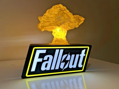 10” Fallout Nuclear Blast Lamp USB - Image 1 of 4
