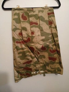 Mil-Tec Militär hellbraun grün & rot Splitter Camo Range Feld Kampfhose - Bild 1 von 9