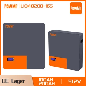 Batería de almacenamiento 5kWh 10kWh batería solar montaje en pared 51.2V 200Ah LiFePO4 litio - Imagen 1 de 15