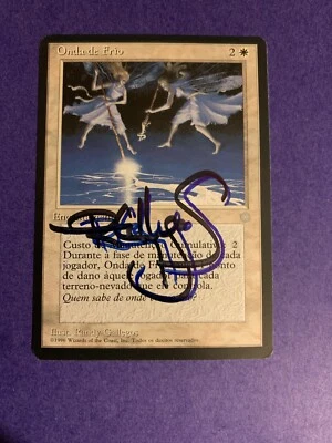 MTG Magic Spanish Cold Snap Signed Artist Proof x1 Ice Age Randy Gallegos - Image 1 of 2