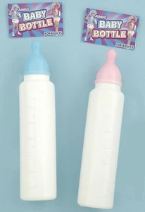 12" Jumbo Baby Bottle Huge Blue or Pink Costume Accessory Gag Gift - Picture 1 of 3