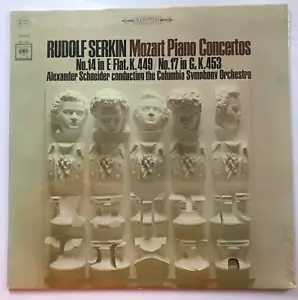 Mozart Piano Concertos 14, 17 Serkin Schneider SEALED Columbia MS 6244 - Picture 1 of 5