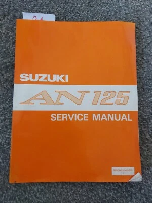 SUZUKI  AN125 GENUINE SUZUKI SERVICE MANUAL 1994  - Image 1 of 4