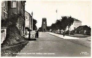 Early MILFORD HAVEN Hamilton Terrace Pembrokeshire Photo Postcard - Picture 1 of 1