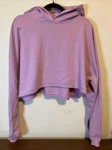 Savage X Fenty Felpa con Cappuccio Rihanna Pullover Cropped Top Donna Xtra Large XL Rosa - Foto 1 di 4