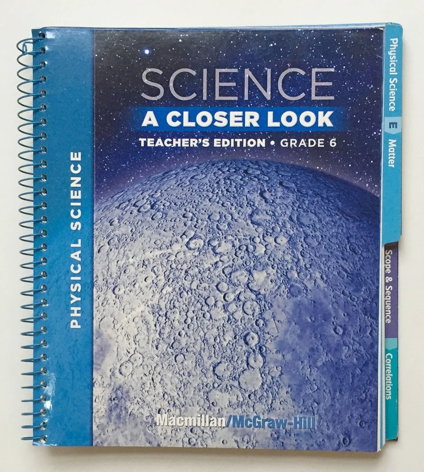 Macmillan/McGraw-Hill Science, A Closer Look, Grade 6, Teacher's Edition (Vo... - Image 1 of 1