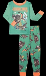 Jurassic World Tee And Pants Pajama 2 Piece Set BOYS SIZE 6 Jurassic Park NEW - Picture 1 of 5