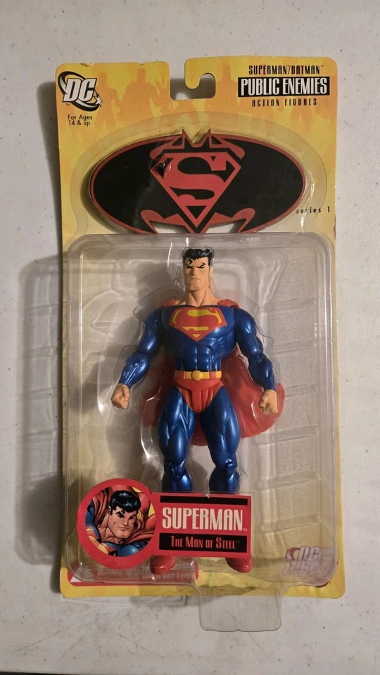 Высокая экшн-фигурка 2005 DC Direct Superman Batman Public Enemies серия 1 6,5 дюйма - Изображение 1 из 1