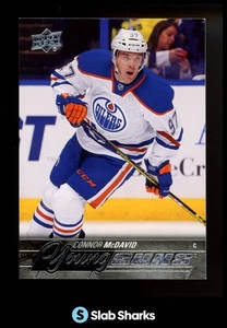 2015 UPPER DECK #201 CONNOR MCDAVID YOUNG GUNS RC ROOKIE - Picture 1 of 3