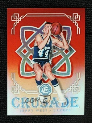 2016-17 Panini Excalibur Crusade Red /99 Jerry West #84 HOF - Image 1 of 2