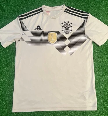 Футболка Adidas домашняя футбольная футболка Германия 2018/2019 размер молодежный XL - Изображение 1 из 4