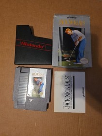 Jack Nicklaus' Championship Golf NES CIB Complete Box Manual 1989