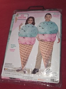 Kids Ice Cream Cone Halloween Costume NIP - Picture 1 of 2