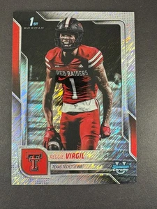 Bowman Chrome U 2025 - Reggie Virgil #164 - 1st Bowman Shimmer Refractor - TTU - Imagen 1 de 2