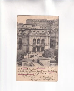 F4906) Cartolina, KARLSBAD - Teatro 1901 - super DETTAGLI - Foto 1 di 2
