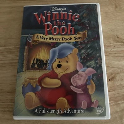 Disney Winnie the Pooh - A Very Merry Pooh Year (DVD, 2002) Authentic US Release - Image 1 of 4