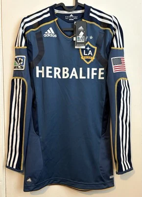 Camiseta deportiva manga larga LA Los Angeles Galaxy 2011/2012 edición jugador TECHFIT visitante Foto 1 de 4
