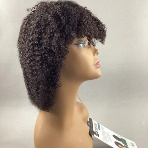Koli #Natural Long Short Curly Coil Boss Human Hair Full Wig - Picture 1 of 9
