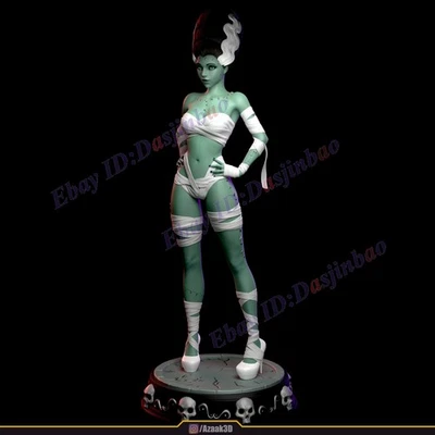 Bride of Frankenstein 1/8 1/6 1/3 3D Print Model Kit Unpainted Unassembled GK - Image 1 of 4