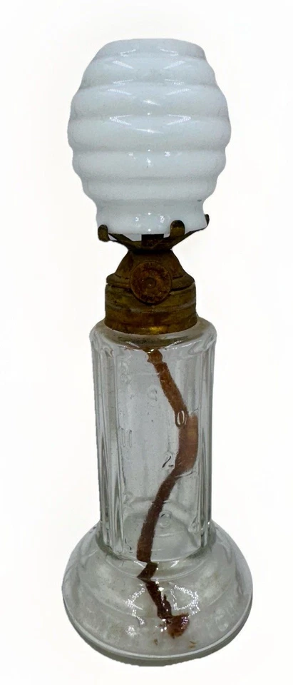 Lámpara de aceite indicadora Grand Val's Time miniatura Pride of America con pantalla de colmena Foto 1 de 4