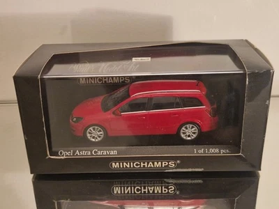 Minichamps 1:43 Opel Astra Caravan H Red Mint in Box * - Image 1 of 4