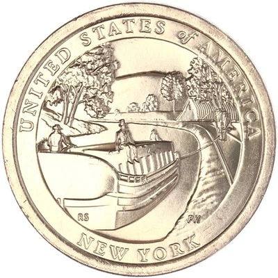 2021 D Innovation New York Erie Canal Dollar BU See Pics A920 - Image 1 of 3