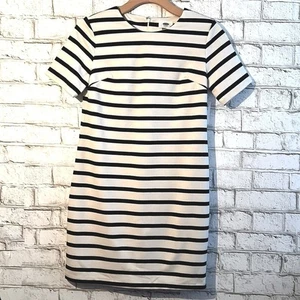 NWT Old Navy Women's Heavyweight Wide Striped Short Sleeve Dress Size XS - Picture 1 of 5