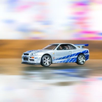 Hot Wheels Premium Fast Imports 2 Fast 2 Furious Nissan Skyline GTR R34 *suelto* Foto 1 de 4