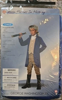 Disfraces California George Washington, Disfraz Niño Talla 8-10 Mediano Foto 1 de 3