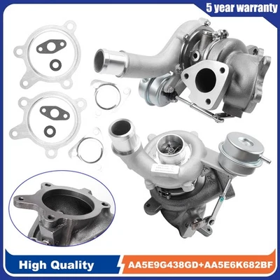 Twin Turbo Turbocharger SET For 2010-2019 Ford Explorer Flex MKT MKS Left+Right Foto 1 de 4