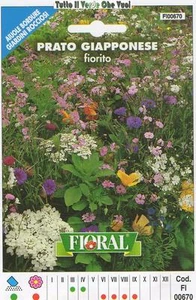 PRATO GIAPPONESE - AIUOLE BORDURE GIARDINI ROCCIOSI-FLORAL - BUSTA SEMENTI - Picture 1 of 1